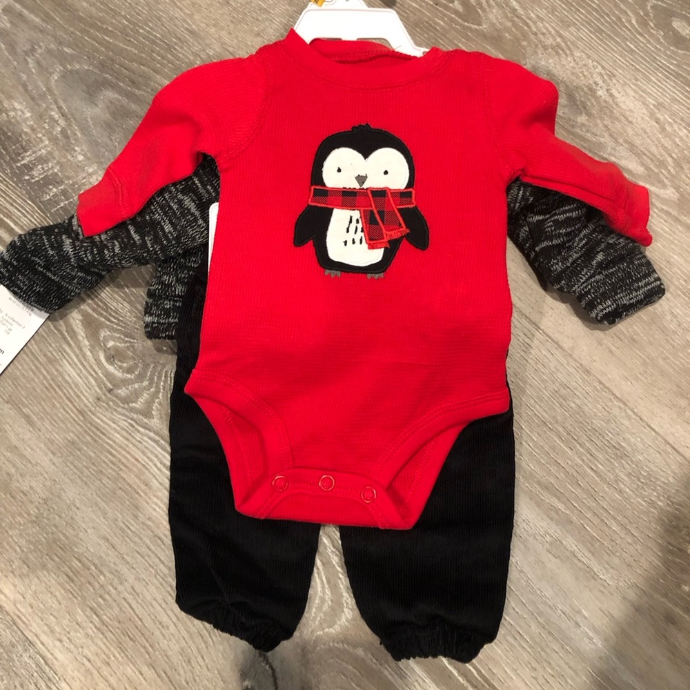Carters Newborn 3 Piece Outfit (+ add’l jacket bonus!!!!)